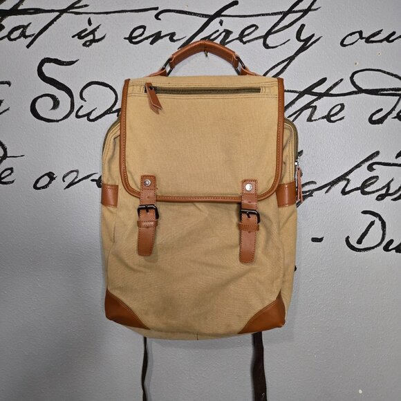 Canvas Backpack, Large Capacity, Multi-Functional Durable Outdoor Rucksack - Picture 6 of 6